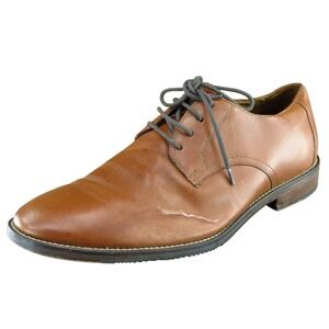 14th Union Shoes Sz 9.5 M Brown Derby‎ Oxfords Leather Men 58665